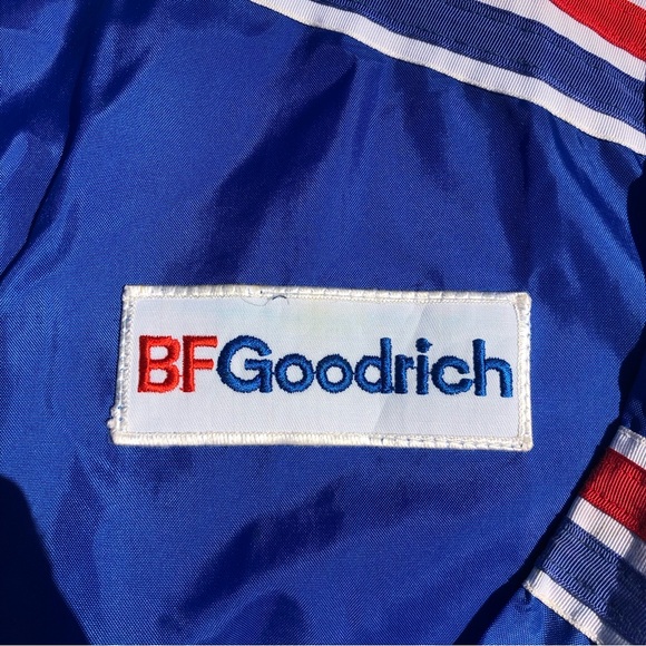 Vintage BF Goodrich Nylon Lightweight Jacket Windbreaker Blue - Picture 3 of 12